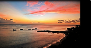 Sunset at Crashboat in Aguadilla by Jerry Valentín